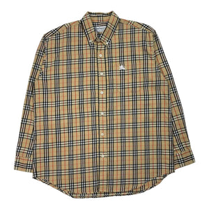 Burberry nova check long clearance sleeve shirt