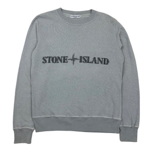 Stone island outlet sort sweatshirt