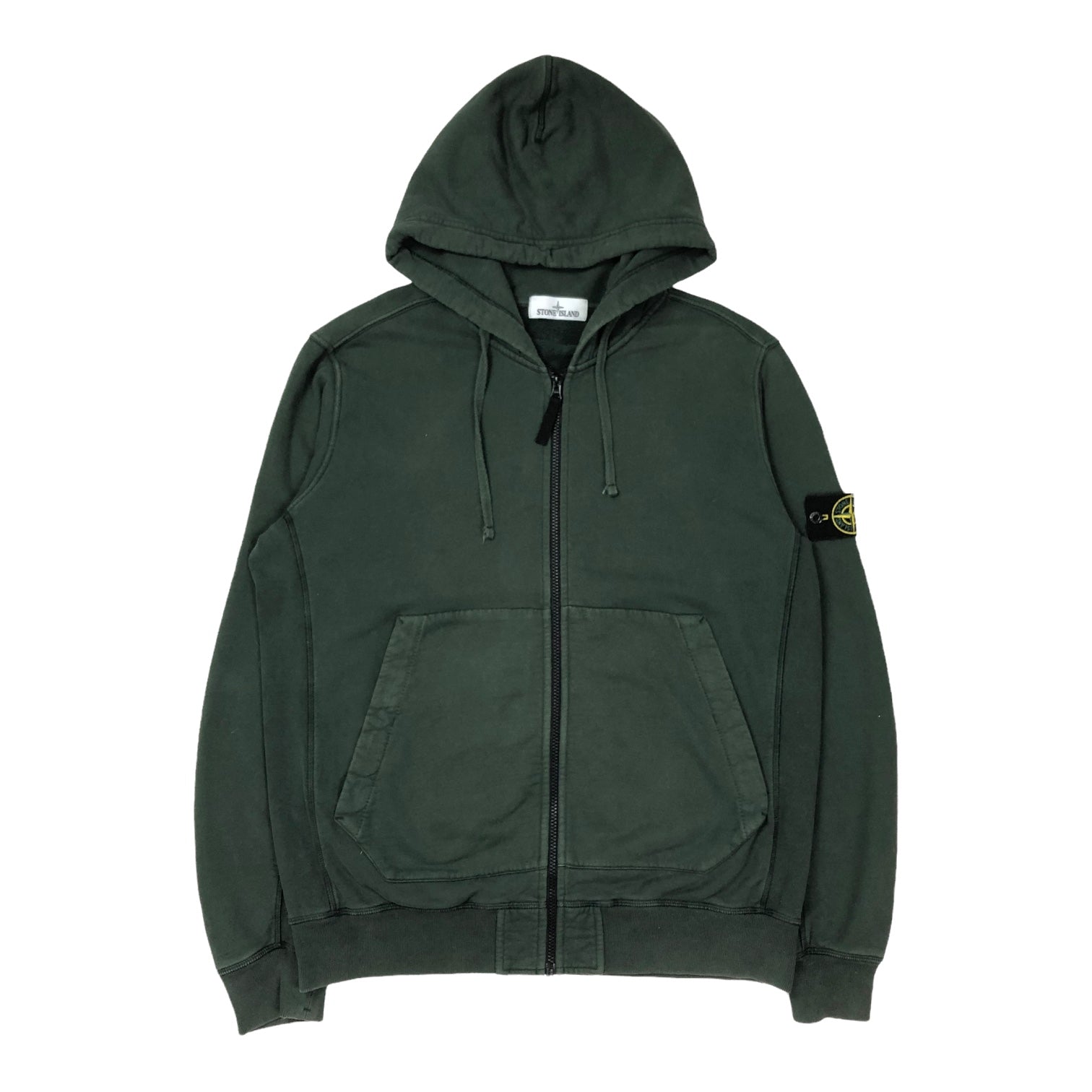 Stone Island Zip Up Hoodie, Size XXL