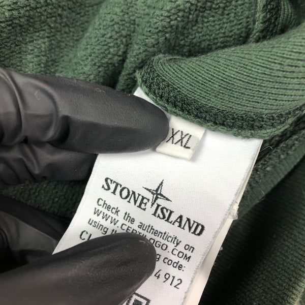 Stone Island Zip Up Hoodie, Size XXL